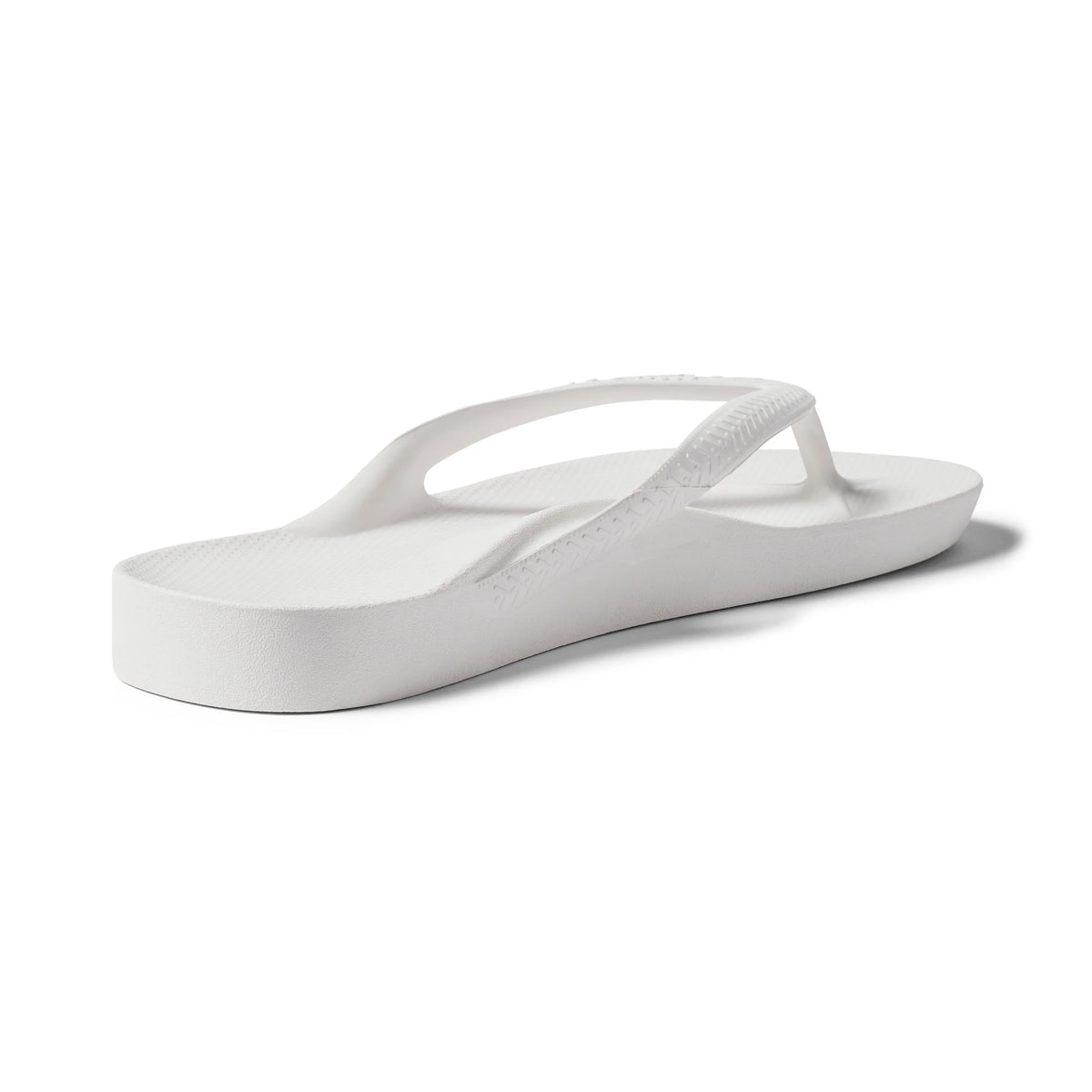 V-Strap Thong Sandals - White