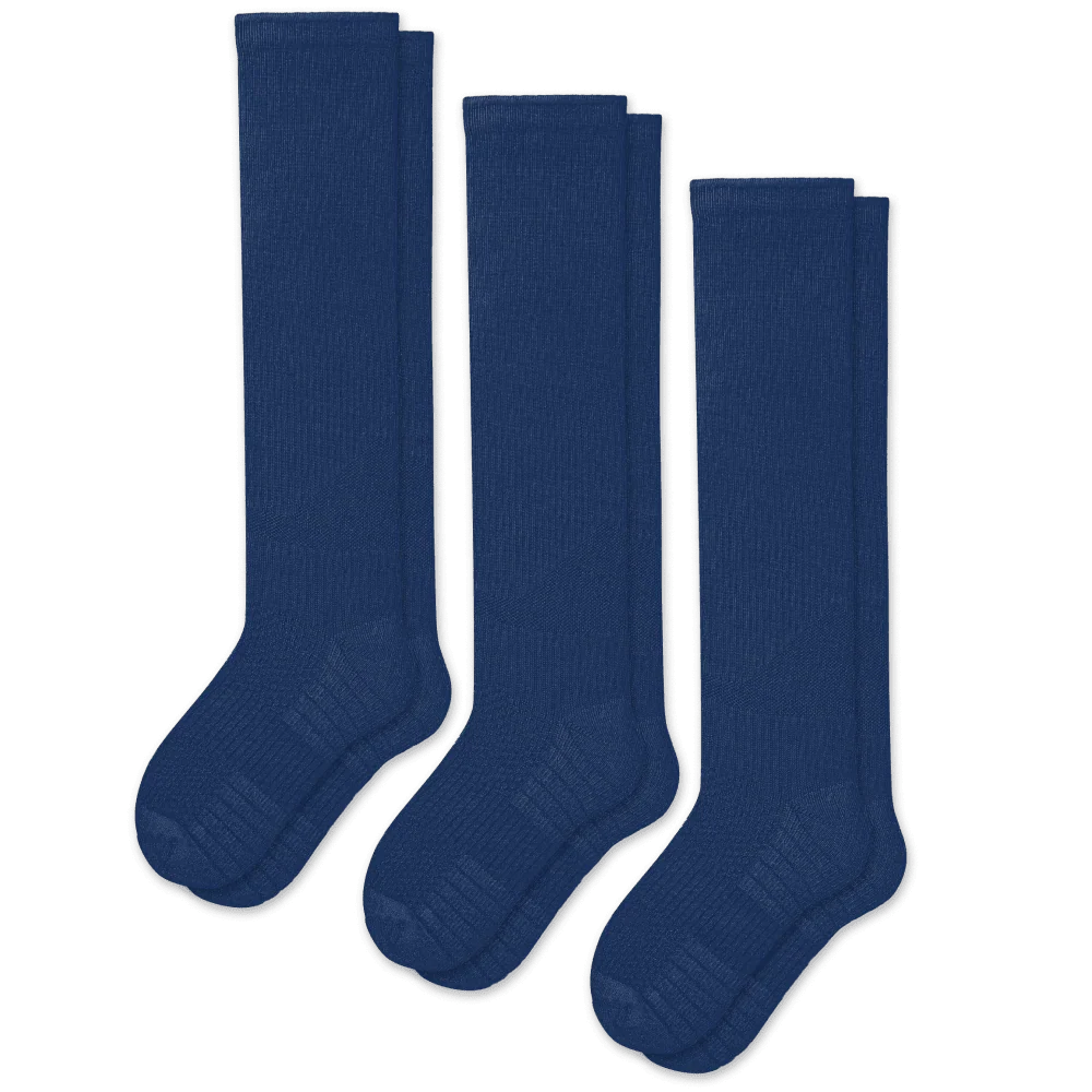 FlexRelief™ Compression Socks – Navy Blue
