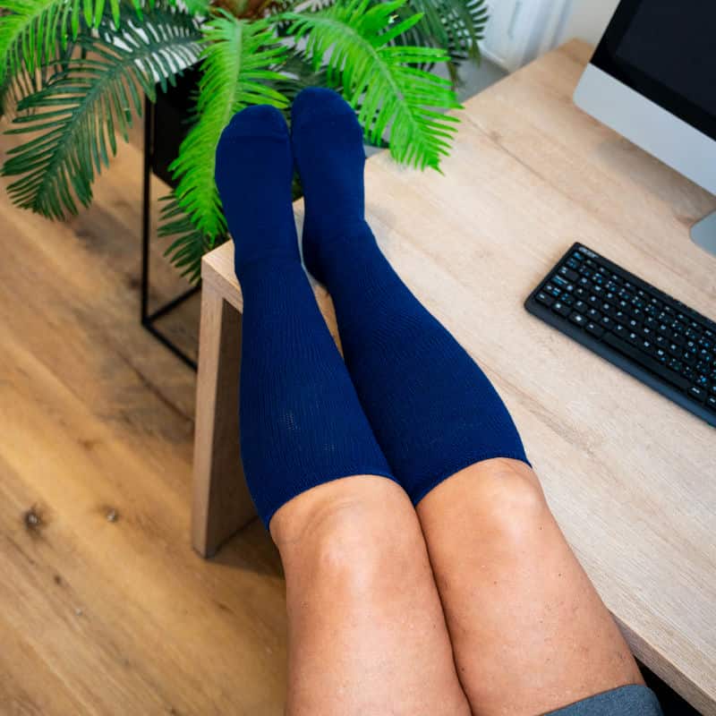 ComfortFlex™Socks - Navy Blue