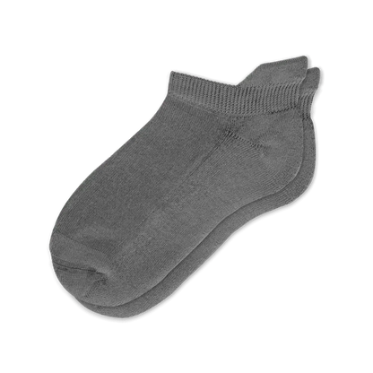 Padded Easy-Stretch Ankle Socks – Gray