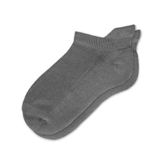Padded Easy-Stretch Ankle Socks – Gray