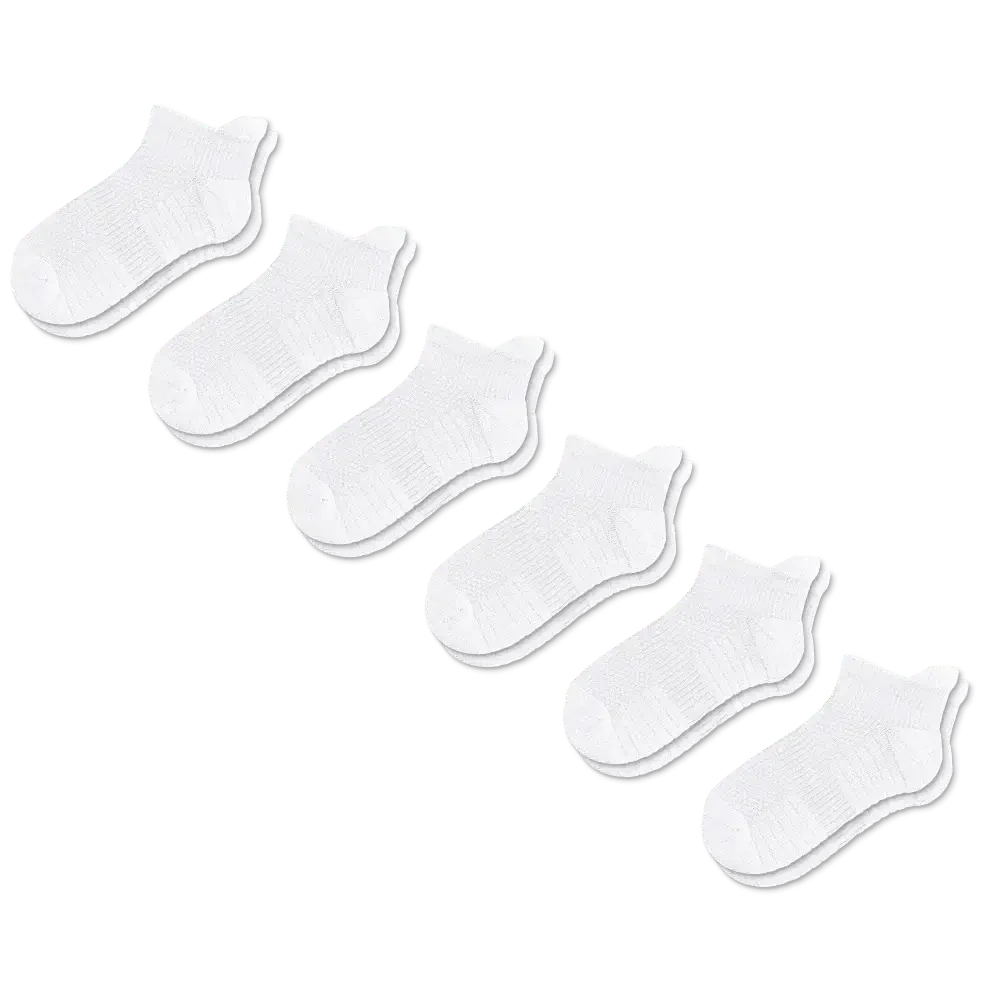 FlexRelief™ Ankle Compression Socks – White