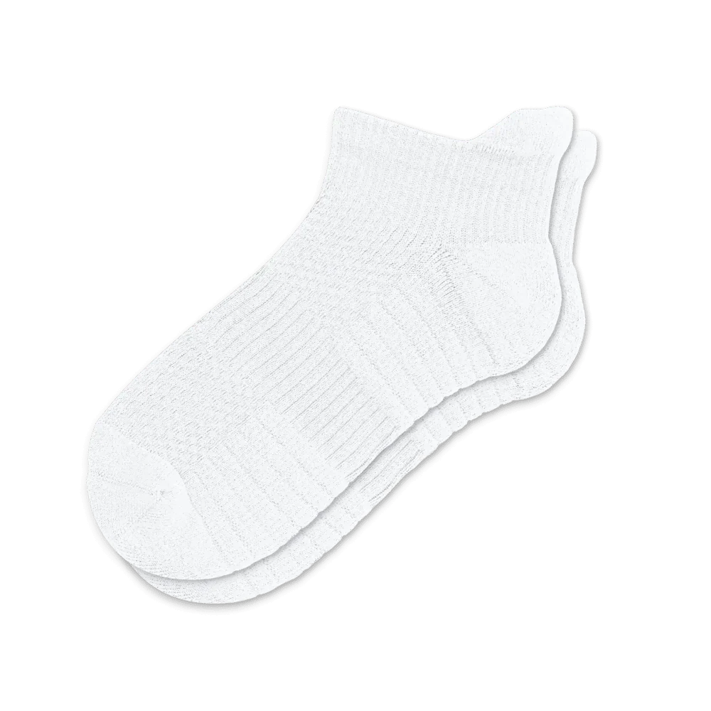 FlexRelief™ Ankle Compression Socks – White