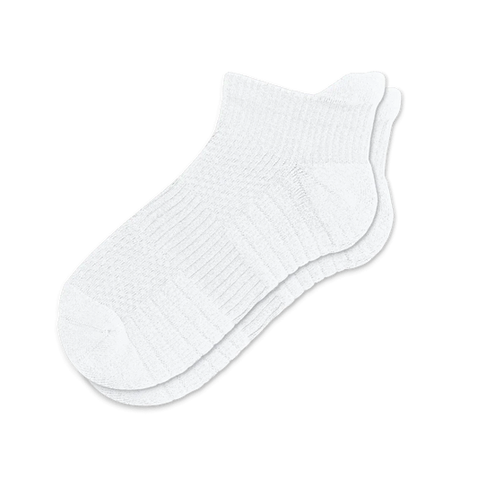 FlexRelief™ Ankle Compression Socks – White