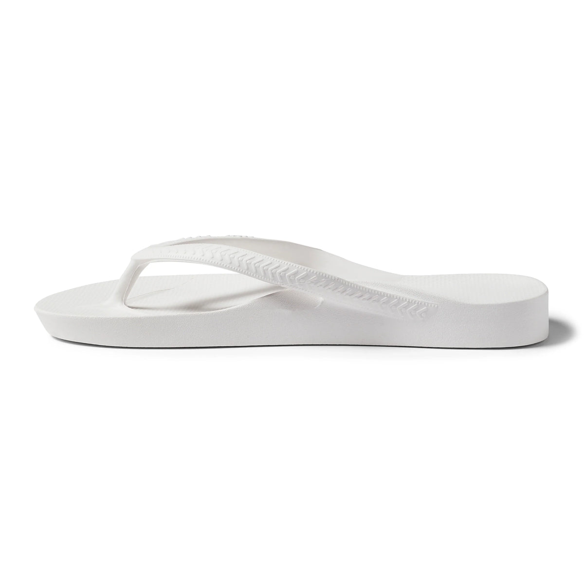 V-Strap Thong Sandals - White