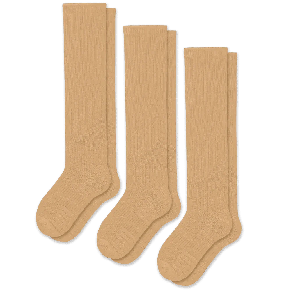 FlexRelief™ Compression Socks – Tan