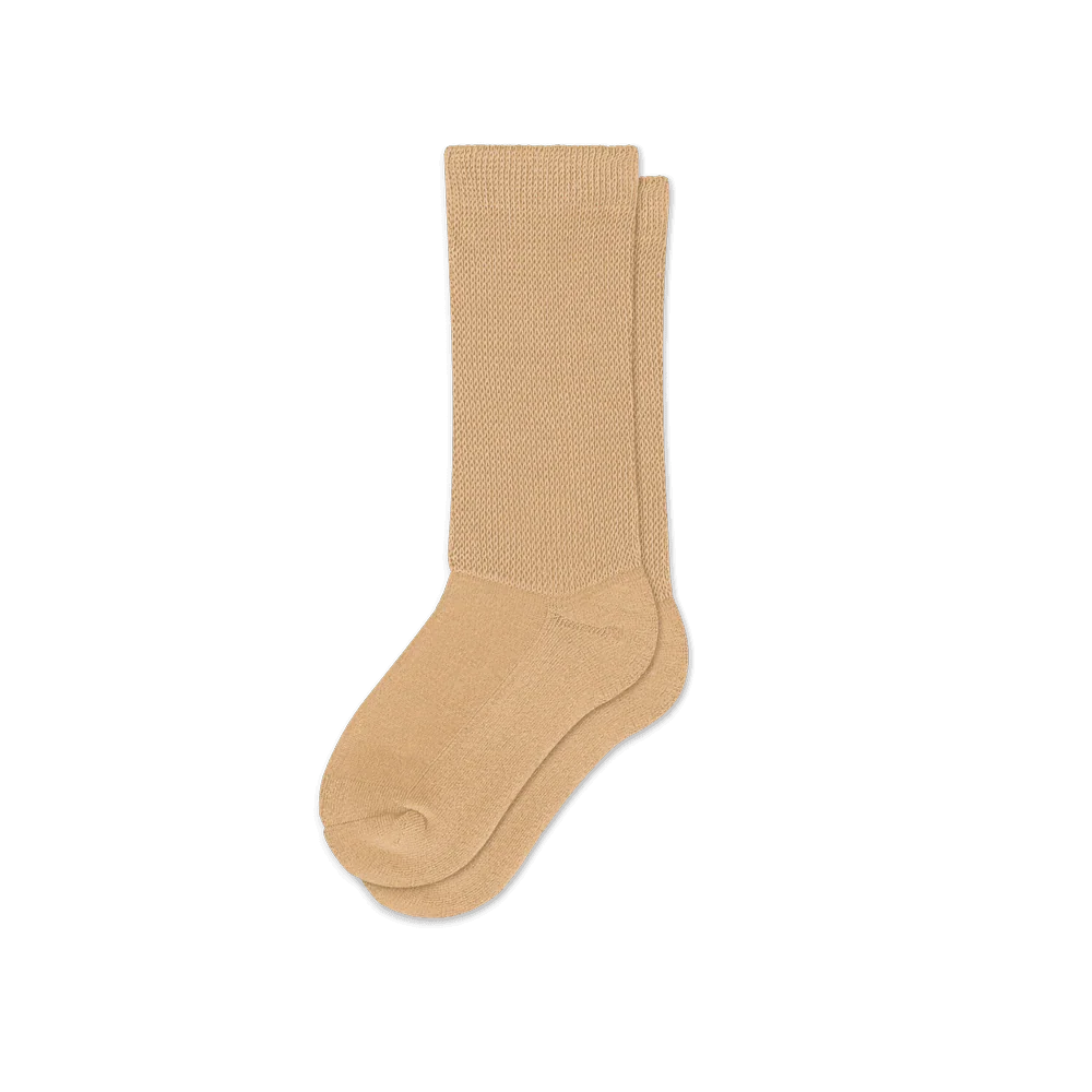Padded Easy-Stretch Knee High Socks – Tan
