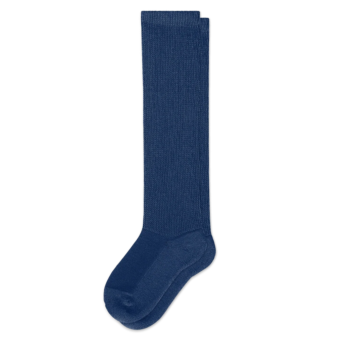 Padded Easy-Stretch Crew Socks – Navy Blue