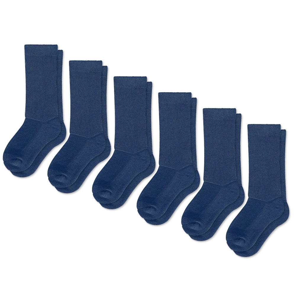 ComfortFlex™Socks - Navy Blue