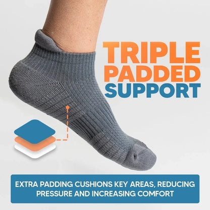 FlexRelief™ Ankle Compression Socks – Gray