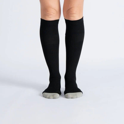 FlexRelief™ Compression Socks – Black White