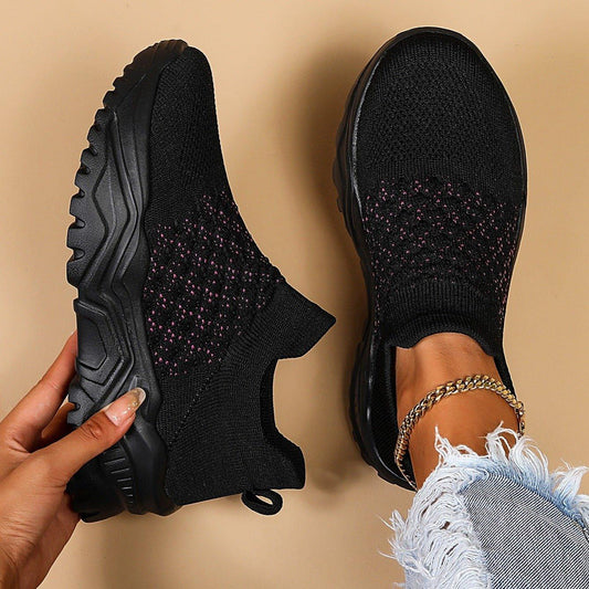 Ortho Cloud Slip Ons 1.0 - Midnight Bloom Black