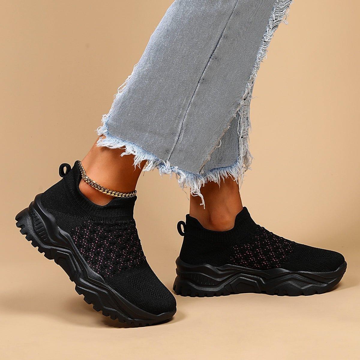 Ortho Cloud Slip Ons 1.0 - Midnight Bloom Black