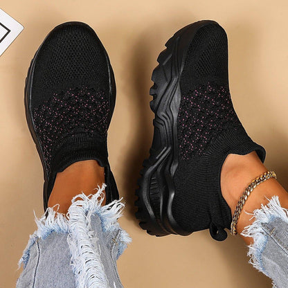 Ortho Cloud Slip Ons 1.0 - Midnight Bloom Black