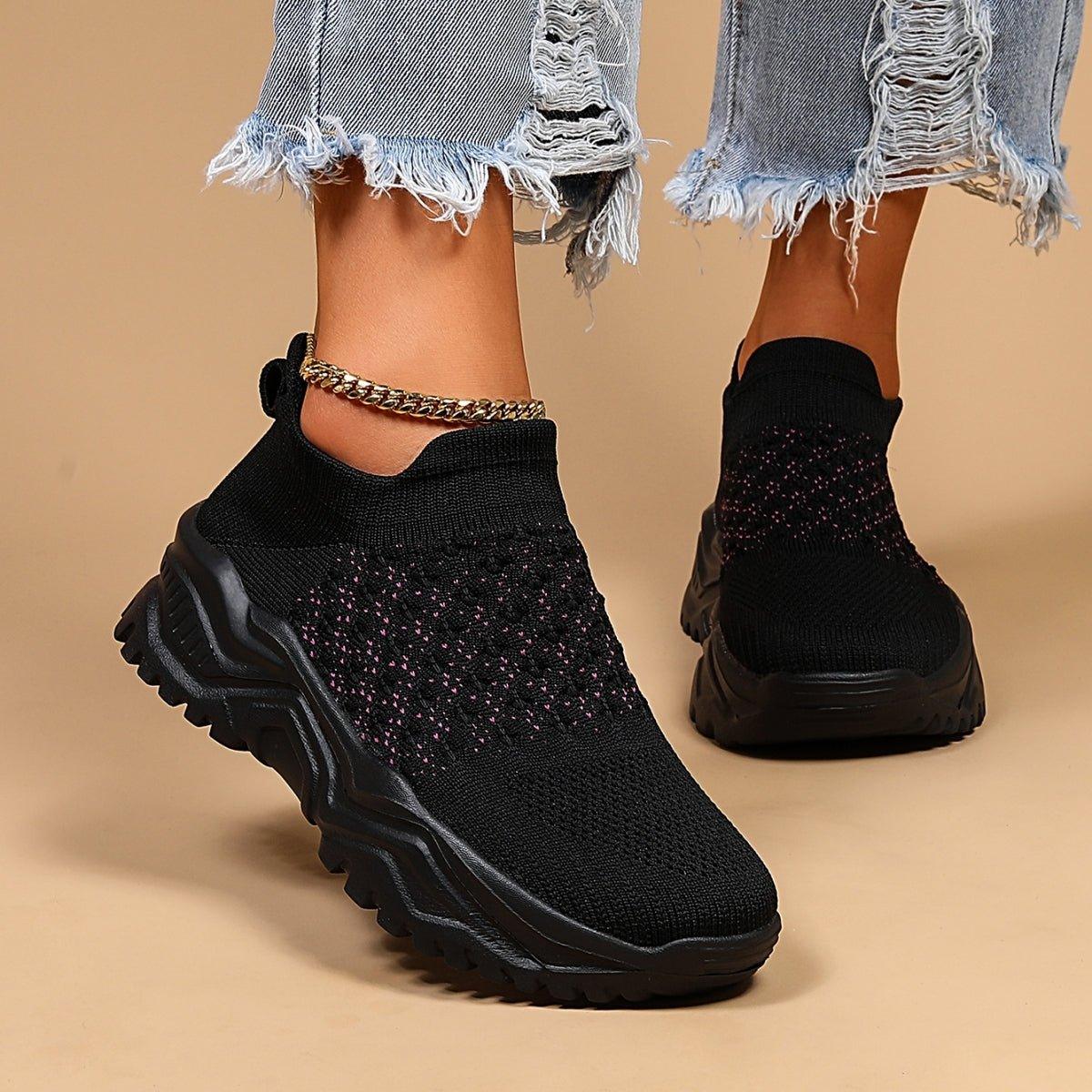 Ortho Cloud Slip Ons 1.0 - Midnight Bloom Black